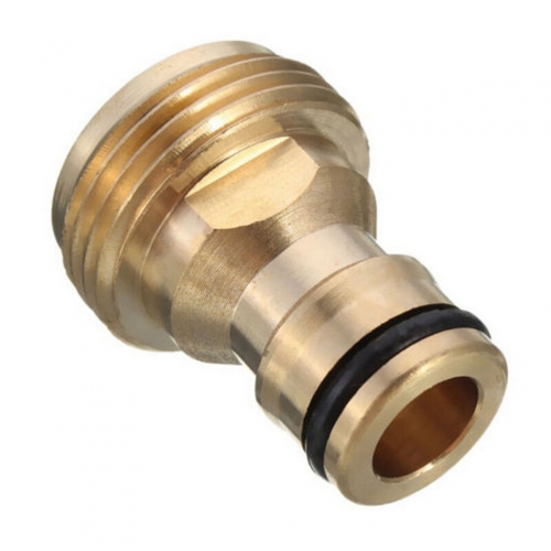 Brass 3/4" male garden hose adaptor