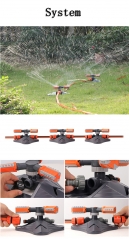 Plastic Garden Water Hose Rotary Sprinkler For Yard