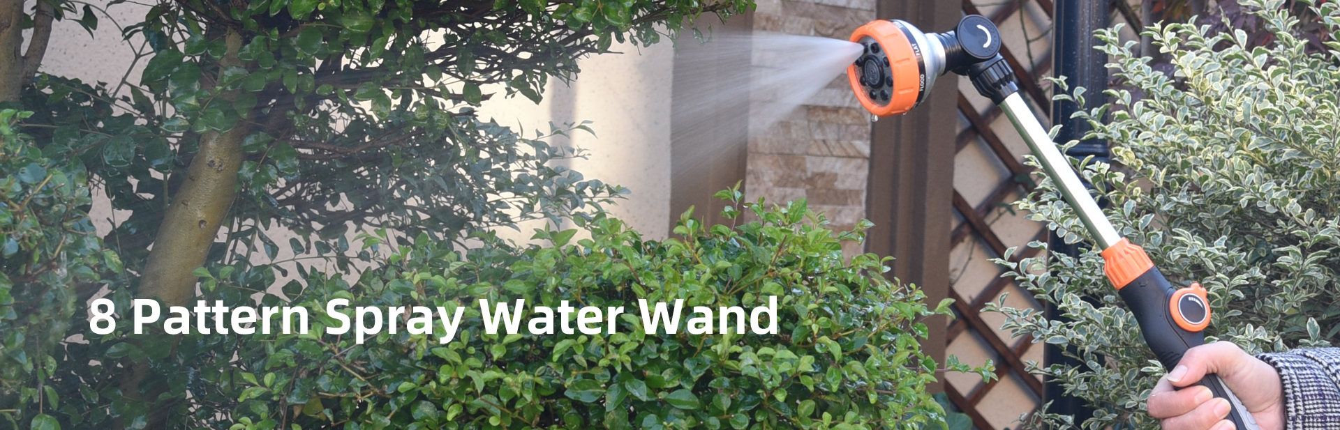 Garden 8 pattern water spray wand