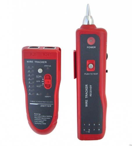 Cable Tester Wire Tracker Network Cat5 Cat6 UTP STP RJ45 LAN Cable Tester Wire Tracker Tracer Line Finder