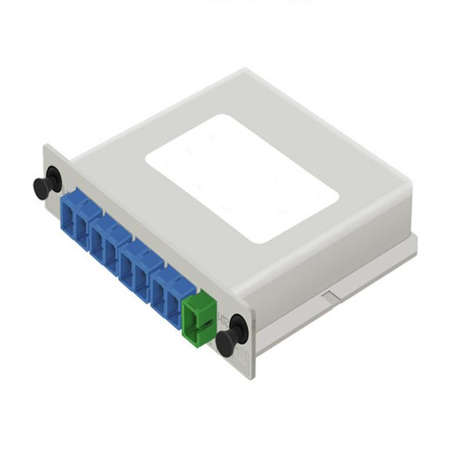 Fiber Optic Splitter 1x8 1:8 Cassette PLC Splitter SC/APC Mini Plug-in