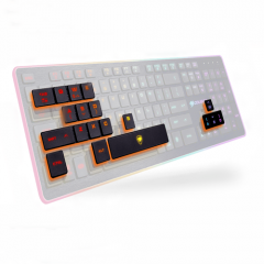 VANTA 键盘电竞键盘 8种背光效 VANTAR 剪刀脚触发式设计 19键盘无冲设计