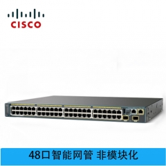 思科 Cisco WS-C2960X-48TS-L 48口千兆 交换机
