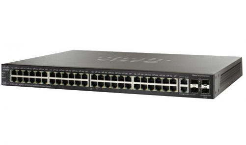 思科Cisco SG350X-48MP-K9-CN 48端口千兆POE可堆叠管理型交换机