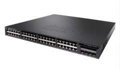 WS-C3650-48PS-S 48 Port Gigabit PoE+ IP Base Switch 4x1G Uplink ports