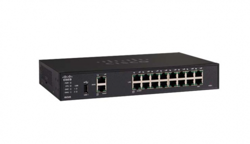 思科（Cisco）RV345-K9-CN 16 LAN端口千兆企业VPN路由器RV345