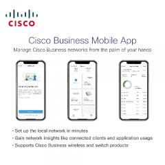 Cisco CBS220-24T-4G-CN 24 10/100/1000 ports 4 Gigabit SFP Cisco Business 220 Series Smart Switches