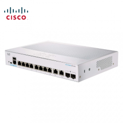 思科（Cisco）CBS350-8P-E-2G-CN 2 个千兆铜缆/SFP 组合端口/8 个 10/100/1000 PoE+ 端口，功率预算为 67W/机架式