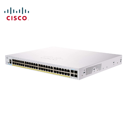 思科（Cisco）CBS350-48P-4G-CN  48 个 10/100/1000 PoE+ 端口，功率预算为 370W / 机架式 / 4 千兆 SFP / Cisco Business 350 系列管理型交换机