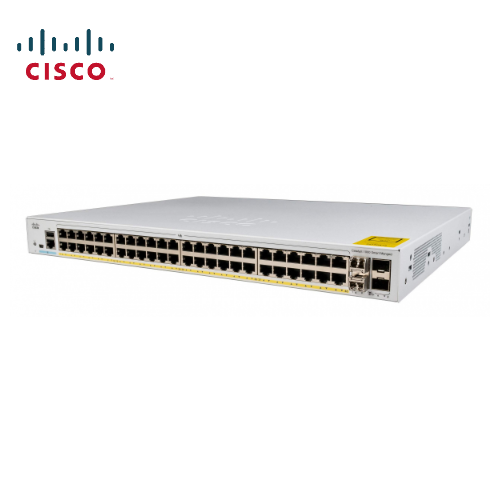 思科（Cisco）C1000FE-48P-4G-L  48 个 10/100 以太网 PoE+ 和 370W PoE 预算端口、2 个 1GSFP 和 RJ-45 组合上行链路和 2 个 1G SFP 上行链路 / Cisco Catalyst 1000 系列交换机