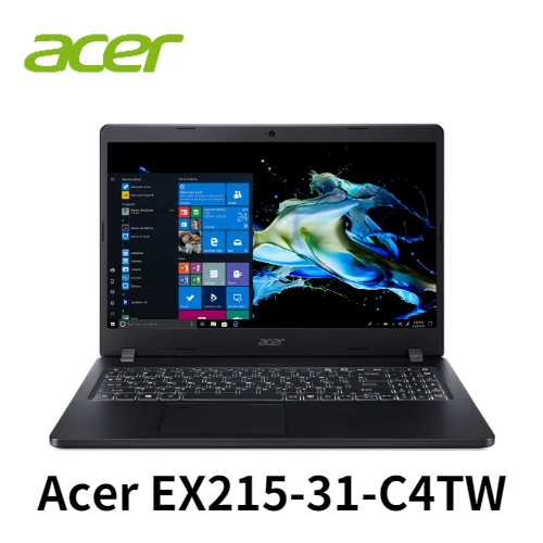 宏基 ACER EX215-31-C4TW N4120U/4G/128/集成/黑色/四核/15寸/M2窄框/高分屏/黑色/笔记本手提电脑