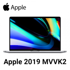 苹果2019款 MVVK2(16寸/1000G/Touch/深空灰)16寸原彩显示视网膜屏/触控栏和触控 ID/九代i9 2.3G八核/16GB/1TB/Radeon Pro 5500M，配备 4GB 显存 银色