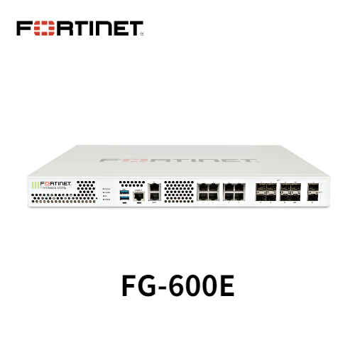 飞塔FG-600E Fortinet FG-600E，2x 10 GE SFP+插槽，10x GE RJ45接口（包括1x MGMT接口，1x HA接口，8x交换机接口），8x GE SFP插槽，SPU NP6和CP9硬件加速FG-600E - Fortinet NGFW 中端系列 FortiGate 600E