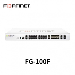 飞塔 FG-100F Fortigate 100F FG-100F, 22x GE RJ45 接口（包括2x WAN 口, 1x DMZ 口, 1x Mgmt 口, 2x HA 口, 16x 交换机口, 4 SFP 口共享媒体）, 4 SFP 口, 2x 10 GE SFP+ FortiLinks，双电源冗余。 Max managed FortiAPs (Total / Tunnel) 64 / 32. 需要购买许可证。 Fortinet NGFW Fortigate 100F 系列。