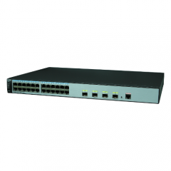 Huawei S5720S-28P-PWR-LI-AC S5700 Series Switches 24 Ethernet 10/100/1000 ports,4 Gig SFP,PoE+,370W POE AC 110/220V