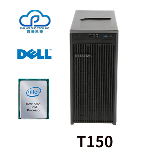 dell Intel® Xeon® E-2314 Processor | Dell EMC PowerEdge T150 Tower Type Server | 8G RAM | 1TB-2TB-4TB SATA | IDRAC9 Basic | DVD | 3PNBD | 300W | Dual-port Gigabit LAN Dell EMC PowerEdge T150 Specification