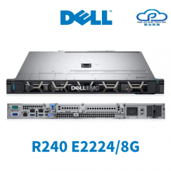 Dell Intel® Xeon® E-2224 Processor | Dell PowerEdge R240 Rack Server | 8GB RAM | 1TB-2TB SATA | Enterprise class | DVDRW | 250W | Dual-port Gigabit LAN Dell EMC PowerEdge R240 Specification