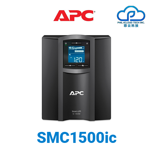apc smc1500ic network equipment power supply black APC Smart-UPS C, Line Interactive, 1500VA, Tower, 230V, 8x IEC C13 outlets, SmartConnect port, USB and Serial communication, AVR, Graphic LCD