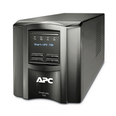 apc power supply APC Smart-UPS SMT750IC - Line Interactive, 750VA, Tower, 230V, 6x IEC C13 outlets, SmartConnect Port+SmartSlot, AVR, LCD Intelligent uninterruptible power supply