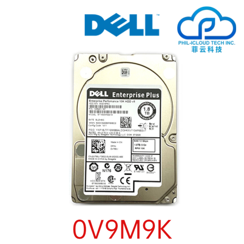 0V9M9K Dell 4-TB 12G 7.2K 3.5 SAS w/F238F ssa sas
