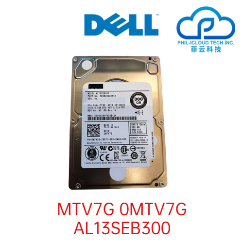 Dell MTV7G AL13SEB300 300GB SAS HDD – Buy Now 300GB 10K 6Gbps 64MB 2.5" SAS Hard Drive IT dealer Internet supplier enterprise-class solid state drive price specification parameter table