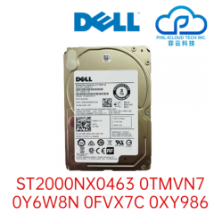 Dell ST2000NX0463 0TMVN7 0Y6W8N 0FVX7C 0XY986 2T SAS 7.2K 2.5