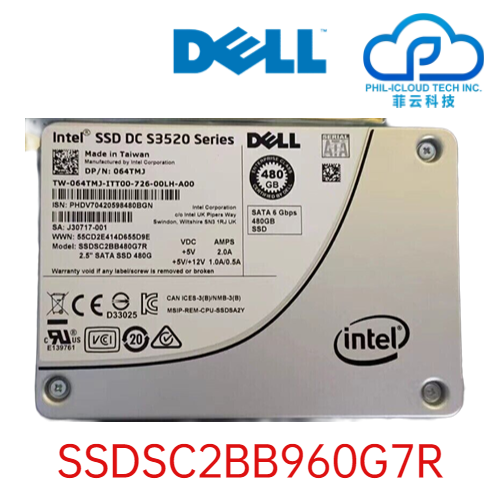 SSDSC2BB960G7R Dell 480GB SSD - Boost Your PC Speed Today! SATA 2.5‘’ Equipment brand, solid state drive, Philippine IT dealer, Internet company, network equipment wholesaler, IT equipment supplier, online purchase, it equipment supplier, network service