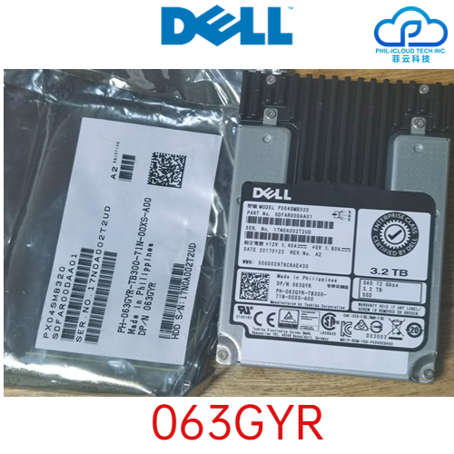 dell Buy 063gyr HDD 3.2TB SAS 12Gb/s 2.5-Inch Online | Fast Shipping Multi-Level Cell Solid State Drive Equipment brand, solid state drive, Philippine IT dealer, Internet company, network equipment wholesaler, IT equipment supplier, online purchase, it