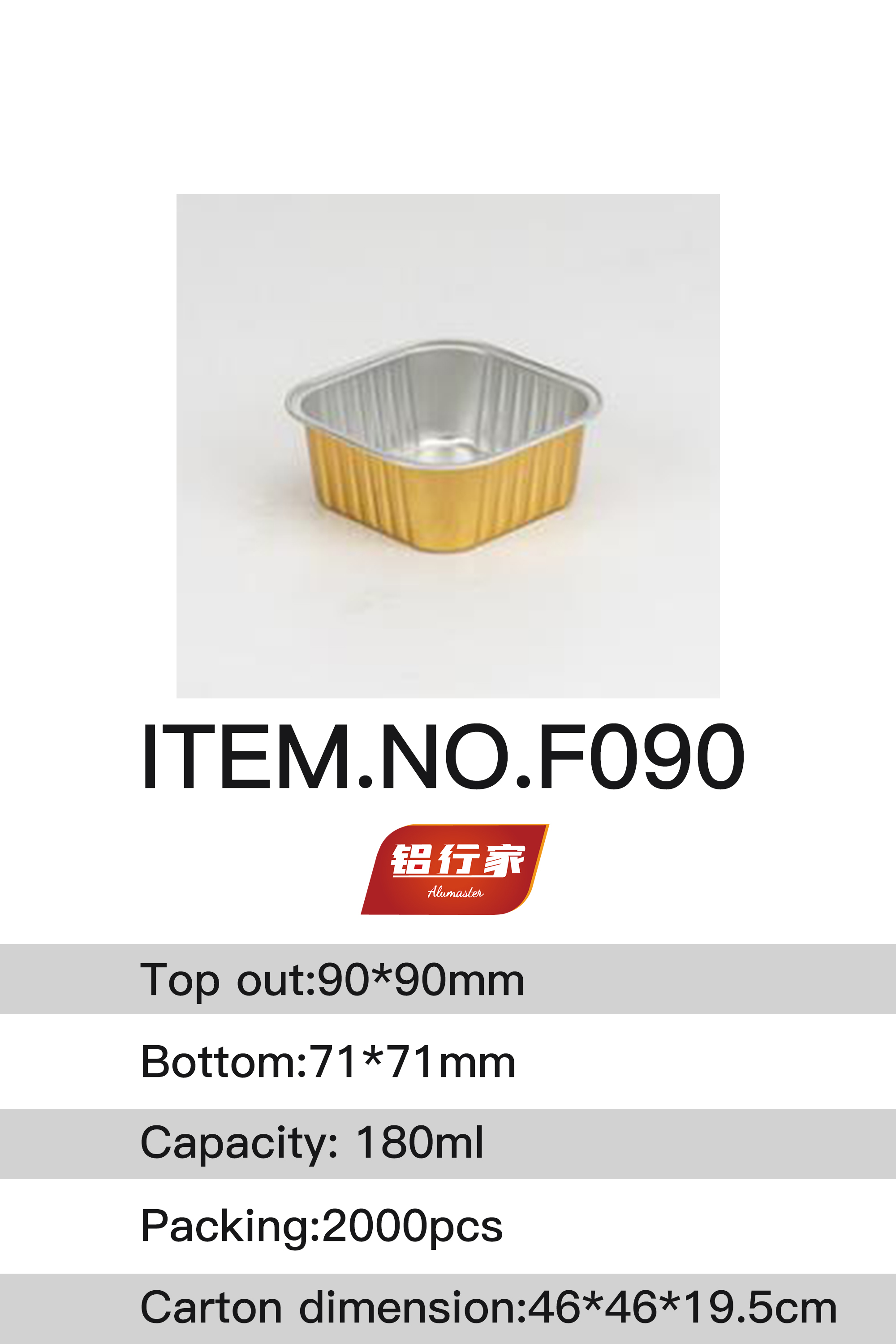 ITEM.NO.F090/180