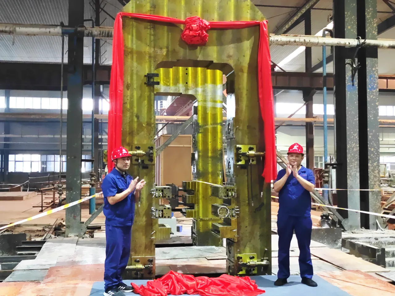 Longding Aluminum's Battery Foil, Light-gauge Foil Project, installation of No. 15 Rolling Mill Arch Completed