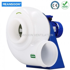 Plastic Corrosion Resistant fume hood exhaust blower