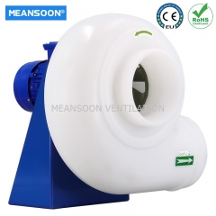 Plastic Corrosion Resistant fume hood exhaust blower