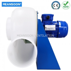 Plastic Corrosion Resistant fume hood exhaust blower