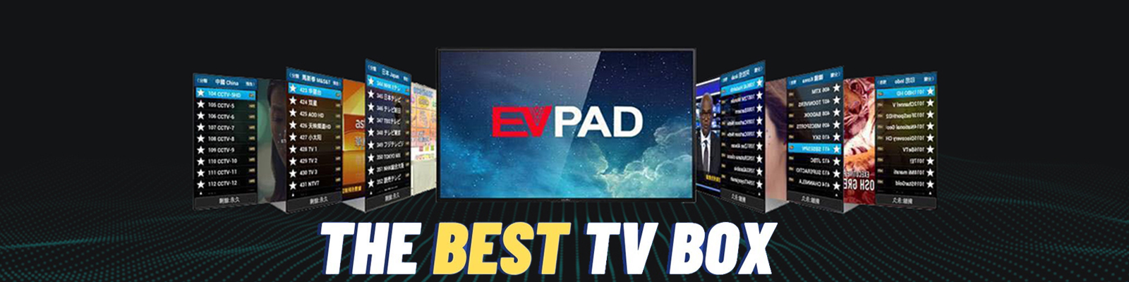 جهاز التحكم عن بعد الأصلي EVPAD TV Box لـ EVPAD 5S / 5P / 3S / 3 / 3Max / 2S / Pro + / Plus