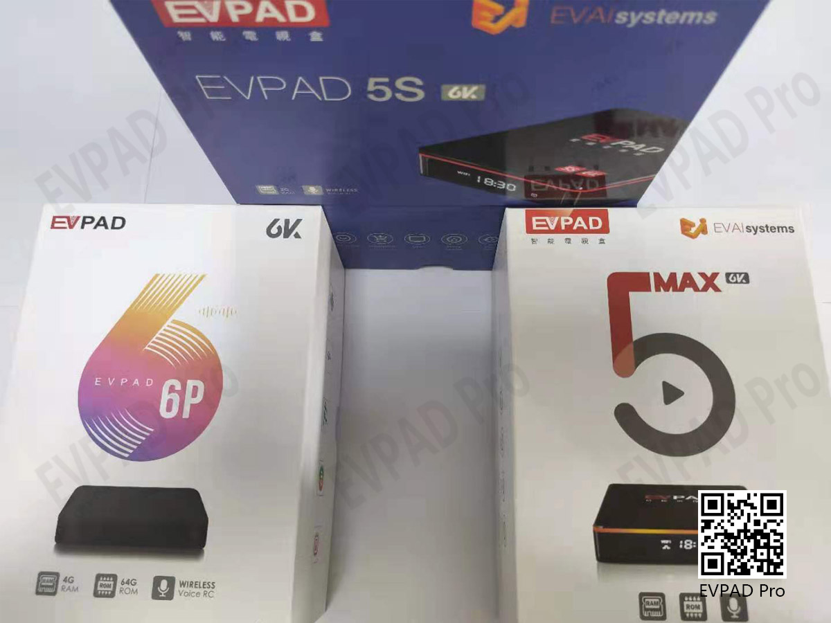 EVPAD第六代智能語音電視盒新機型-EVPAD 6S