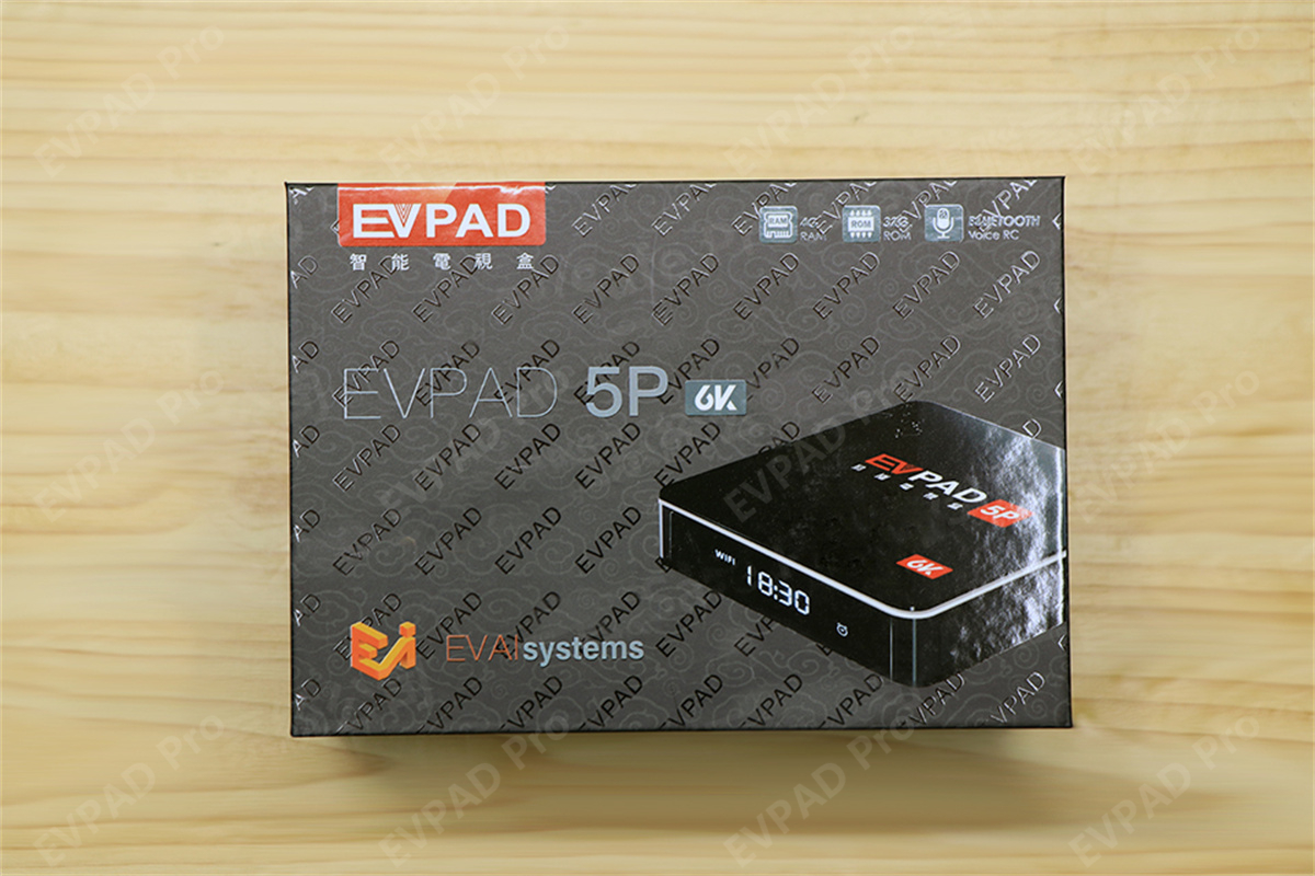 EVPAD 5P 6K AI Voice Smart TV Box - High Performance, 1000+ Movie & Live Channels