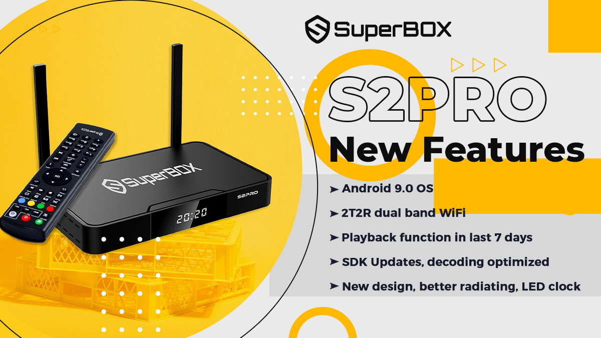 Superbox S2 PRO STB - نظام تشغيل Android 9.0