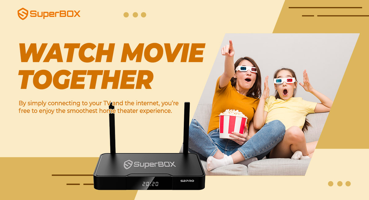 SUPERBOX S2 PRO - Desfrute da experiência de home theater em casa