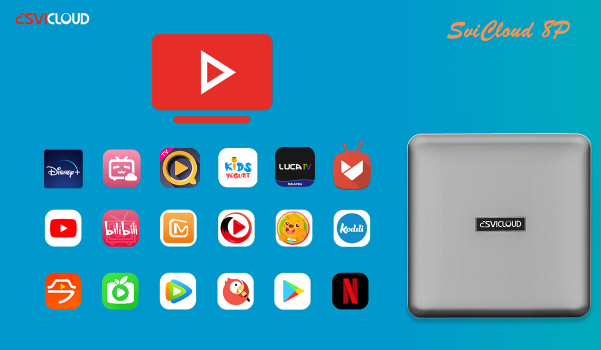 SVICLOUD 8P Smart Media Device - Rich Exclusive App Supported