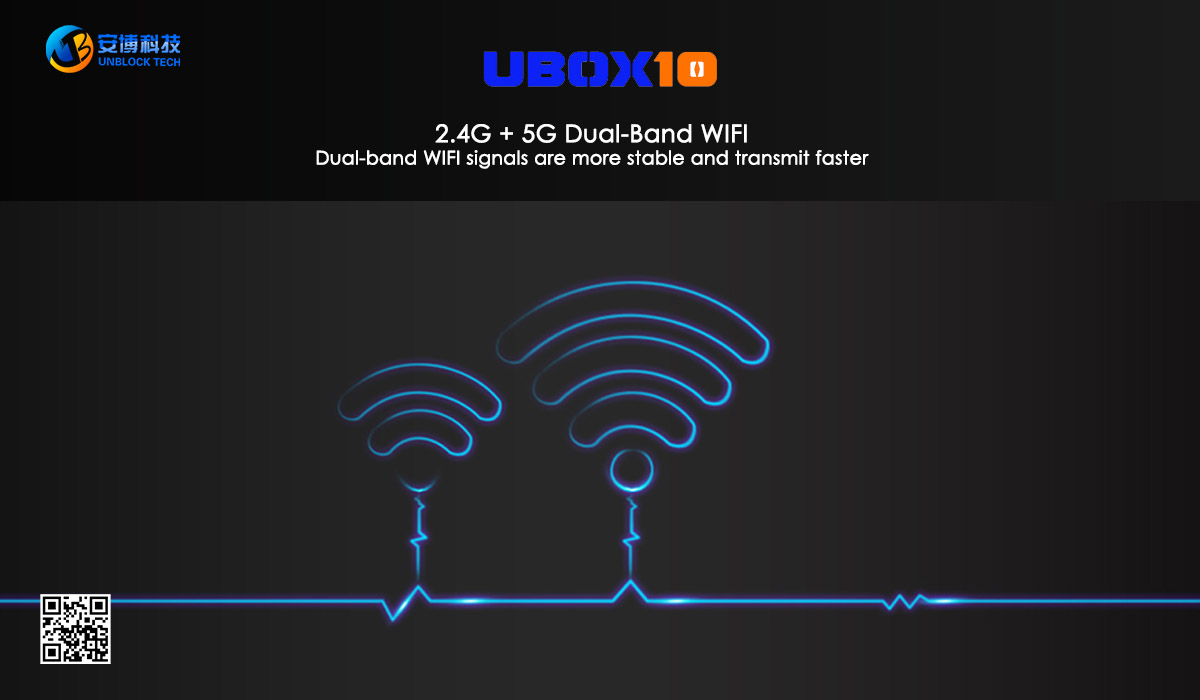 UBox 10 - 2.4G + 5G Dual-band WIFI