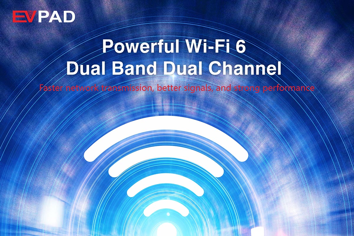 EVPAD 10P: 강력한 2.4G/5.0G 2T2R 듀얼 밴드 WIFI 6