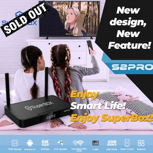 SUPERBOX S2 PRO - 2021 Kotak TV Android Gratis Terbaik Lebih Kuat dan Lebih Stabil