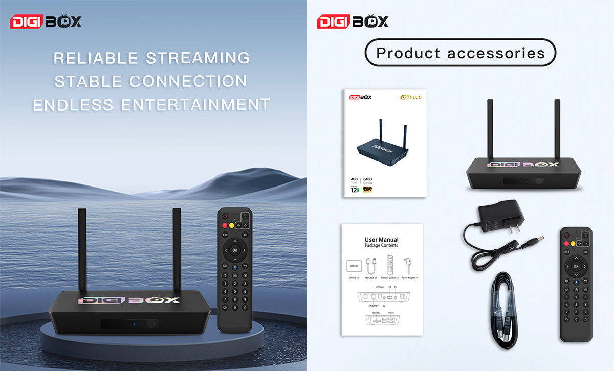 DIGIBox D3 Plus TV Box Features and Advantages