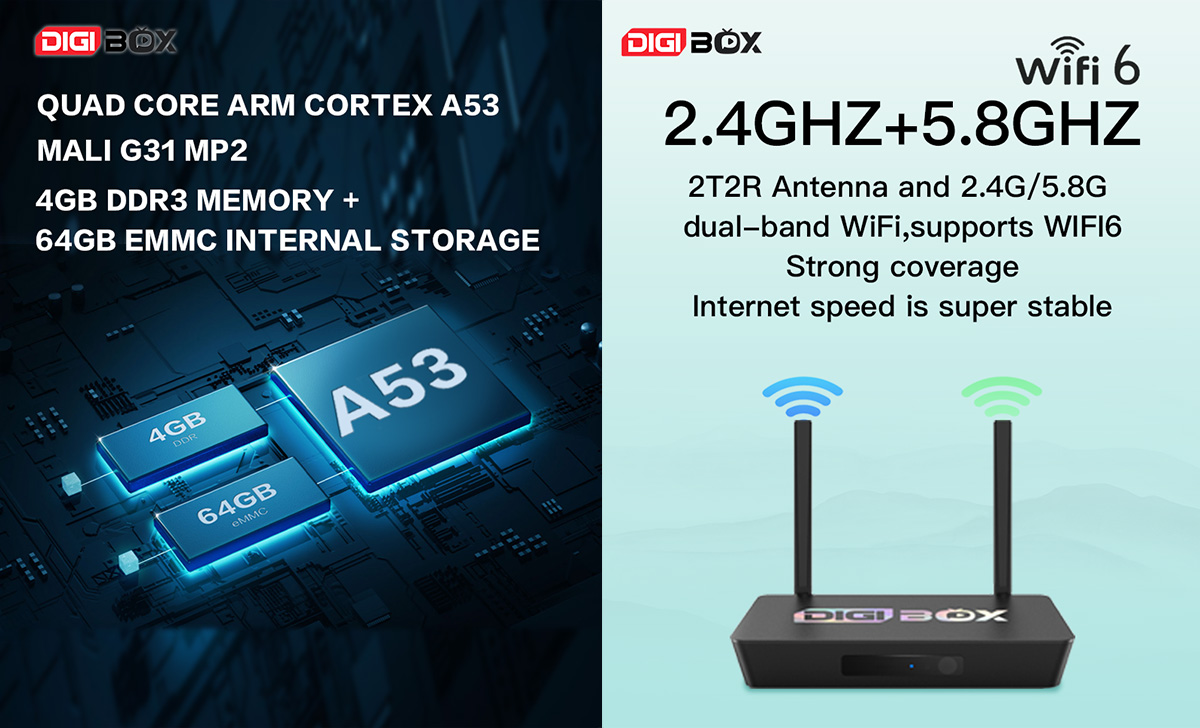 DIGIBox D3 Plus TV Box Features and Advantages