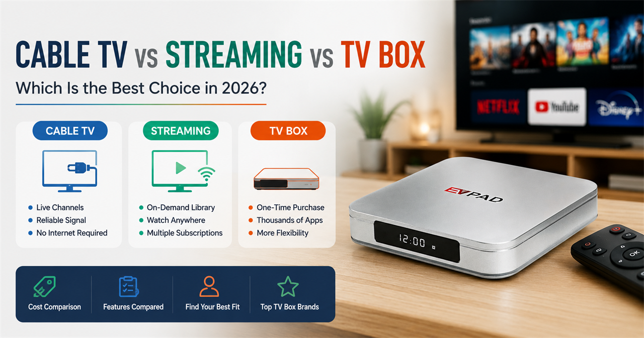 Cable TV vs Streaming vs TV Box: Which Is the Best Choice in 2026?