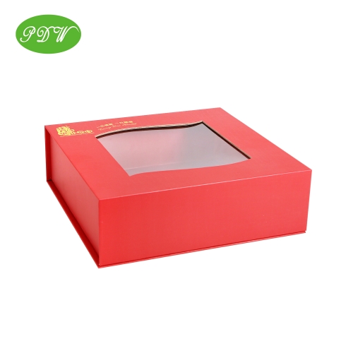 Moon Cake package gift box with clear window