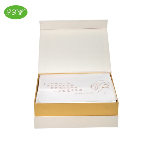 Book shaped luxury tea package gift box