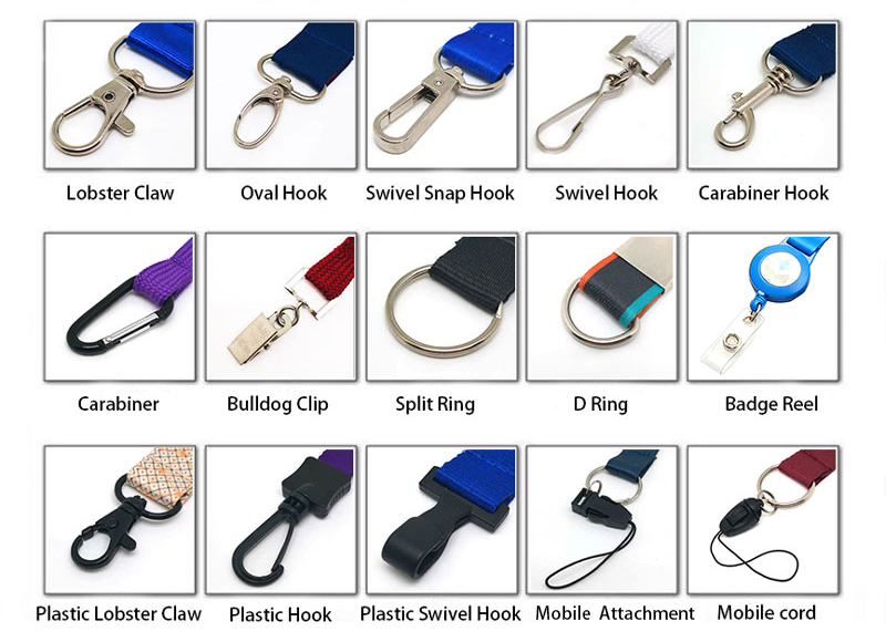 Lanyards attachment Options