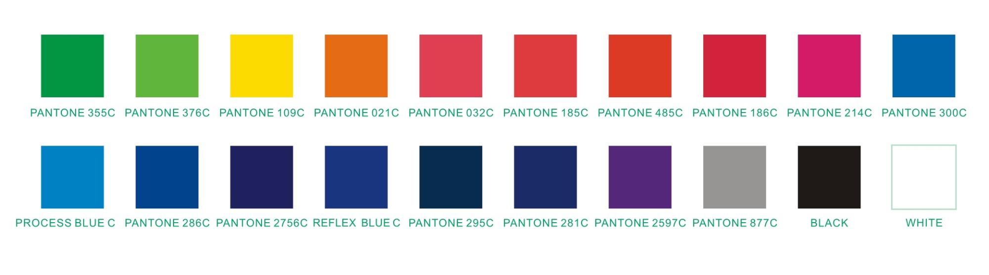 Lanyards color options