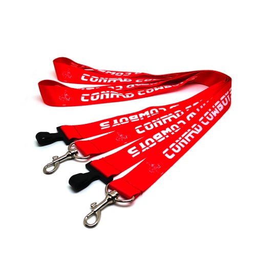 Open ended double clip lanyards